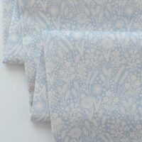 Тоненька бавовна ніжно-блакитні колоски 35*50см TKK094