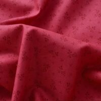 Бавовна дрібні квіточки на бордовому  37*50см TKK106