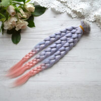 Волосся для ляльки коса 23см KC16