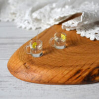 Мініатюрний напій коктейль з лимоном 14*16мм AN017