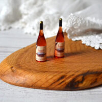 Мініатюрна пляшка вина червона 4*1,2см AN021