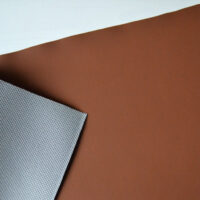 Штучна шкіра товщина 0,6мм 25*35см коричнево-руда гладенька LES001