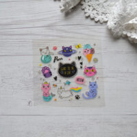 Термонаклейка Коти Розмір 8*8см AT143