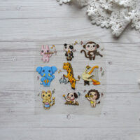 Термонаклейка Звірята музиканти Розмір 9*9см AT158