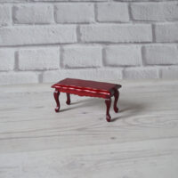 Мініатюрний журнальний столик для ляльки махагон 4.4*9.1*4.2см TT003