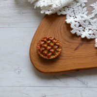 Мініатюра яблучний пиріг 30мм AN027