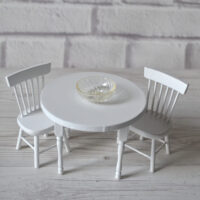 Мініатюрна тарілка глибока прозора 3.3см  APL009