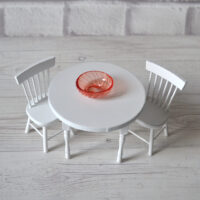 Мініатюрна тарілка глибока червона 3.3см  APL011