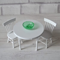 Мініатюрна тарілка глибока зелена 3.3см  APL013