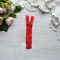 Блискавка для одягу 12см Червона AZN107