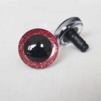 Очі кольорові для іграшок трапеції Червоні 9мм 1 пара G105