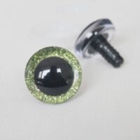 Очі кольорові для іграшок трапеції Салатові 9мм 1 пара G106