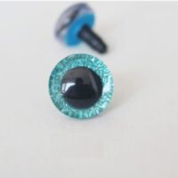 Очі кольорові для іграшок трапеції М’ятні 12мм 1 пара G121