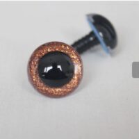 Очі кольорові для іграшок півкулі Помаранчеві 11мм 1 пара G67