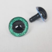 Очі кольорові для іграшок трапеції Зелені 9мм 1 пара G93