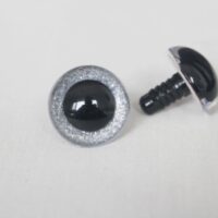 Очі кольорові для іграшок трапеції Сірі 9мм 1 пара G95