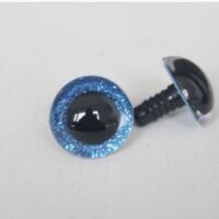 Очі кольорові для іграшок трапеції Сині 9мм 1 пара G99