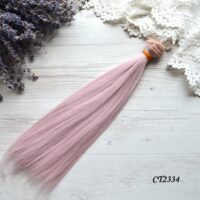 Волосcя для ляльки 25см Холодний рожевий  CT2334